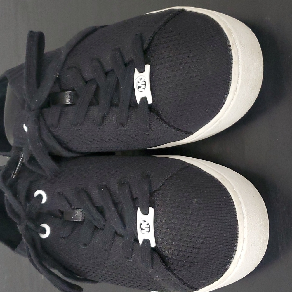 Michael Kors Skyler Knit Low-Top Sneakers, Black Size 9.5 - Picture 6 of 8